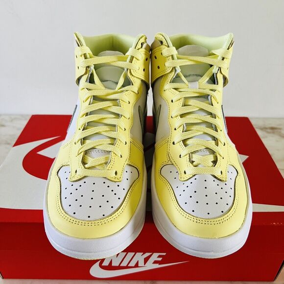 NIKE Dunk High Up White/Citron Tint/Coconut Milk/Photon Dust - US 7 - Picture 3 of 7